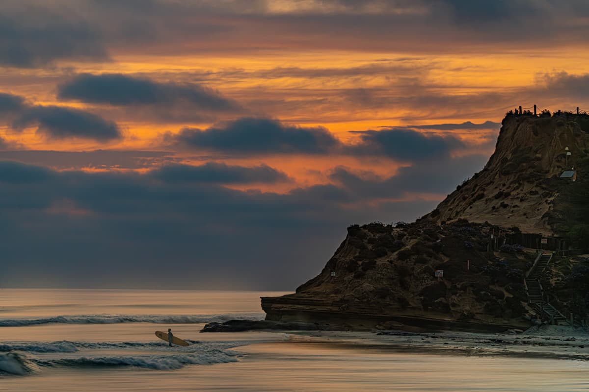 Solana Beach 1052 Surfer